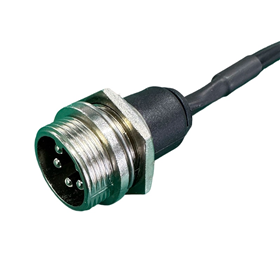 GX12系列LED防水信号线（2-7P基板后置焊接包胶）