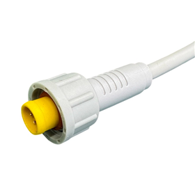 M12智能卫浴、智能马桶防水连接线（2-7P直头)