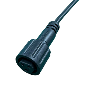 M12割草机、擦窗机防水连接线（D字型3P）