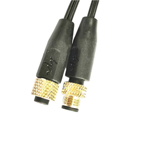 M8系列LED防水连接线（2-6P金属螺帽）